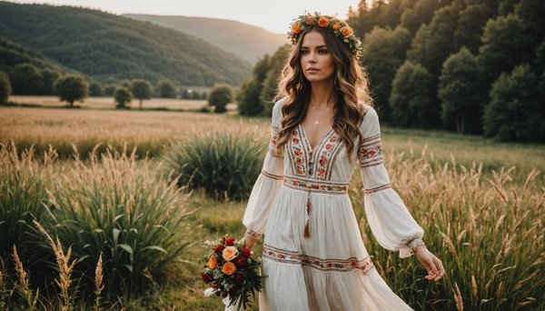 Découvrez les robes bohèmes pour un mariage tendance femme